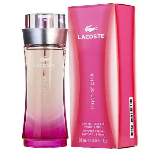 Touch of Pink by Lacoste 3.0 oz EDT Perfume for Women Brand New in Box