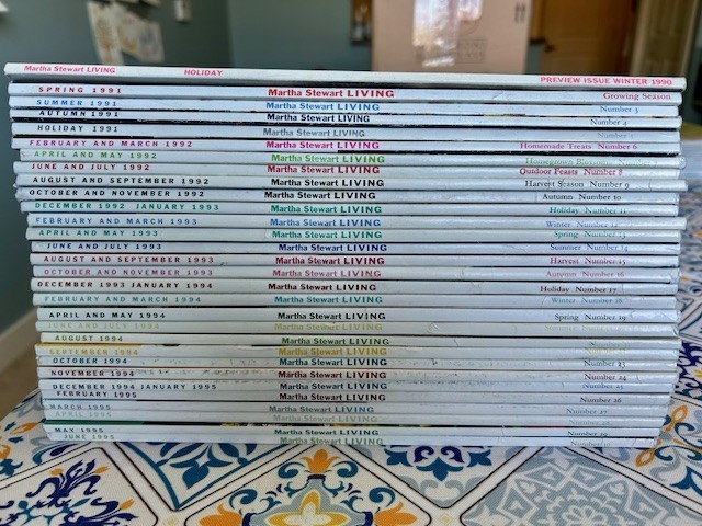 PRICE REDUCED AGAIN   Martha Stewart Living EVERY ISSUE  1-324, 2 signed books