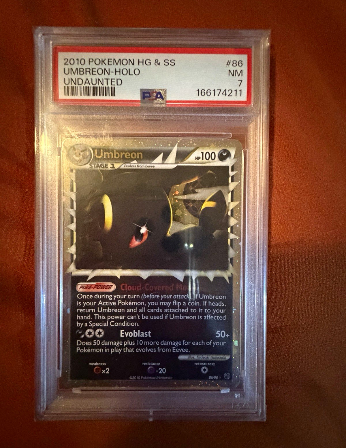 The Pokémon Company Umbreon Prime 86/90 Undaunted Holo English PSA 7 The Pokémon Company Umbreon Prime 86/90 Undaunted Holo English PSA 7