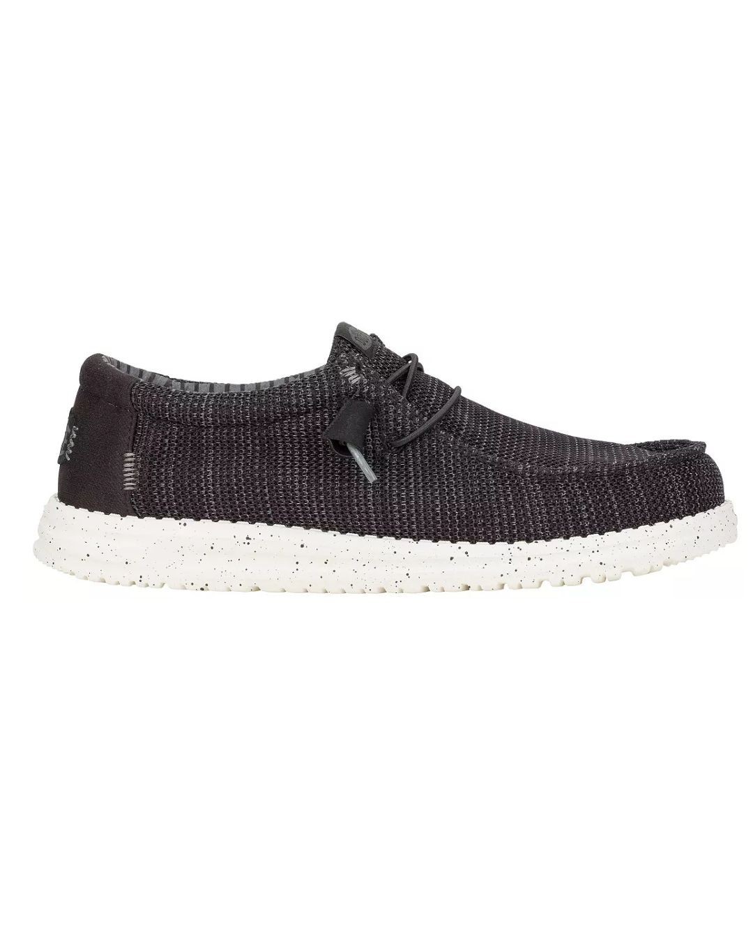 Hey Dude Wally Stretch Sox Shoes Color: Black/White