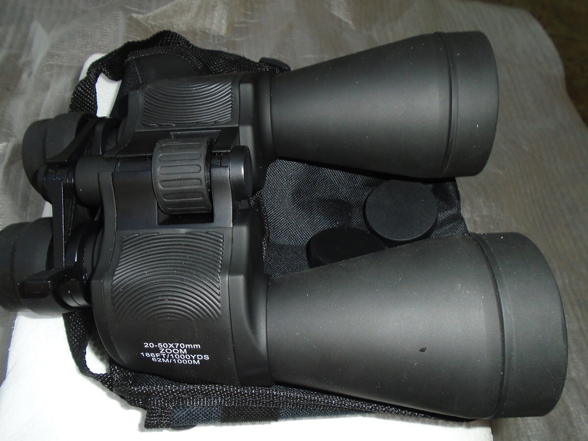 Binoculars Zoom Huge astronomical Day/Night Prism 20-50x70     Ruby lense.