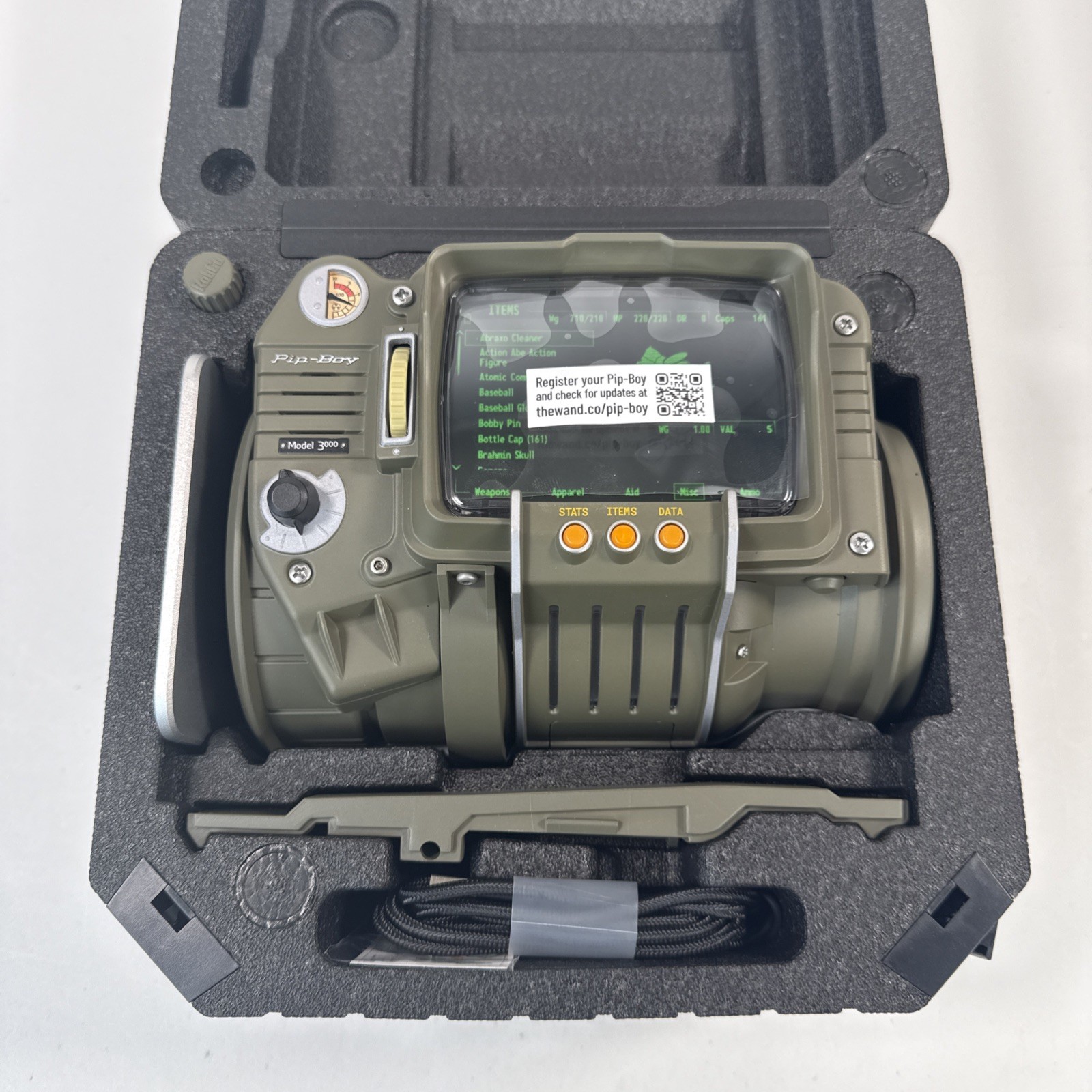 Fallout Pip-Boy 3000 Wearable 1:1 Scale Replica Wand Company Open Box