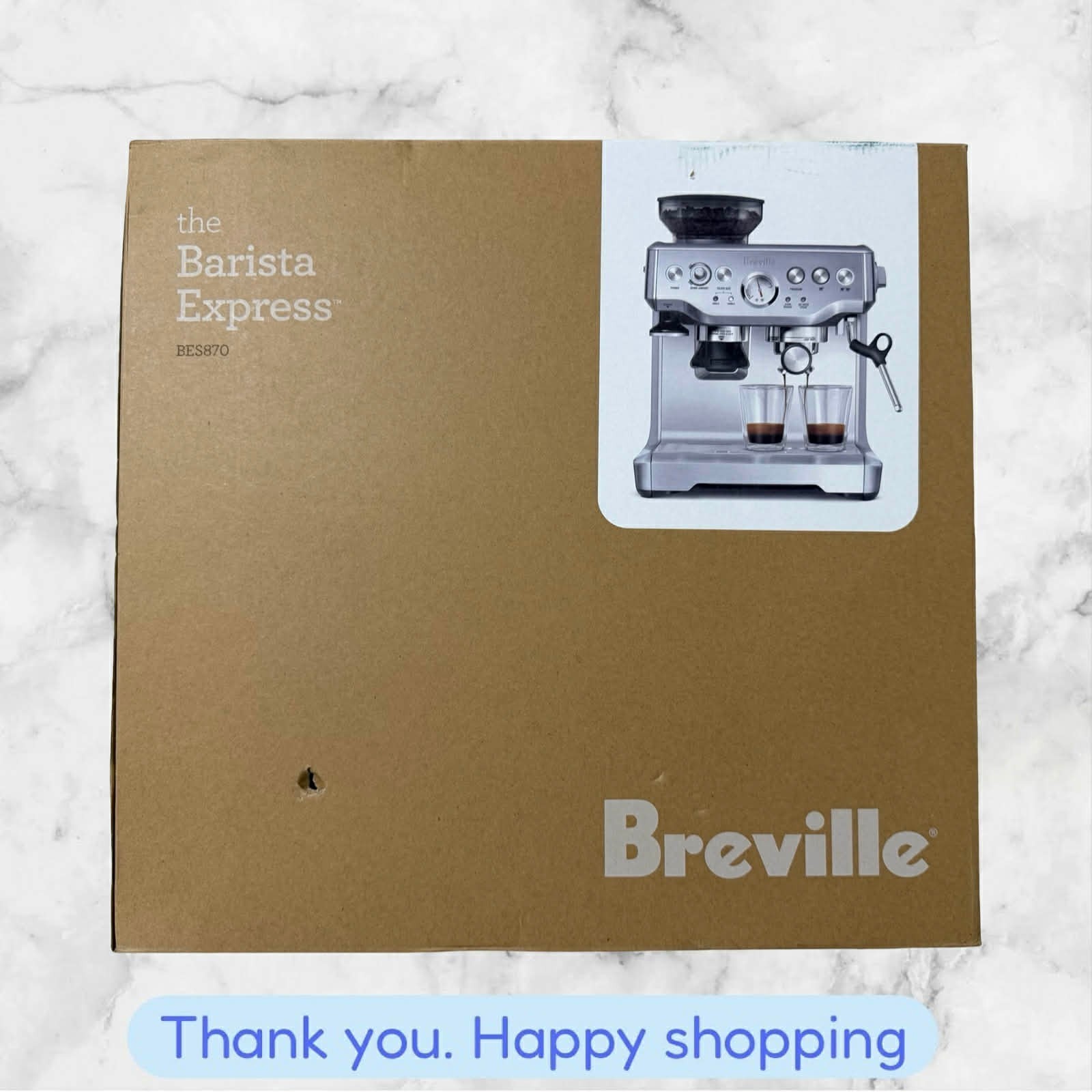 Breville the Barista Express BES870XL Machine Brushed Stainless Steel NEW SHIP