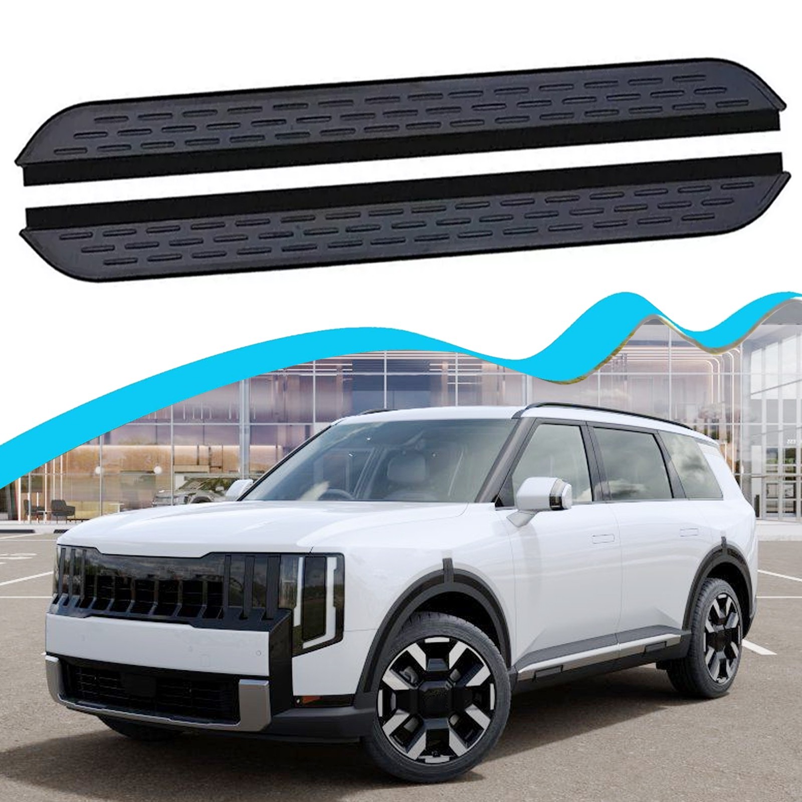 Aluminium Running Board Fit for Kia Telluride LQ2 2027 Side Step Pedal Nerf Bars
