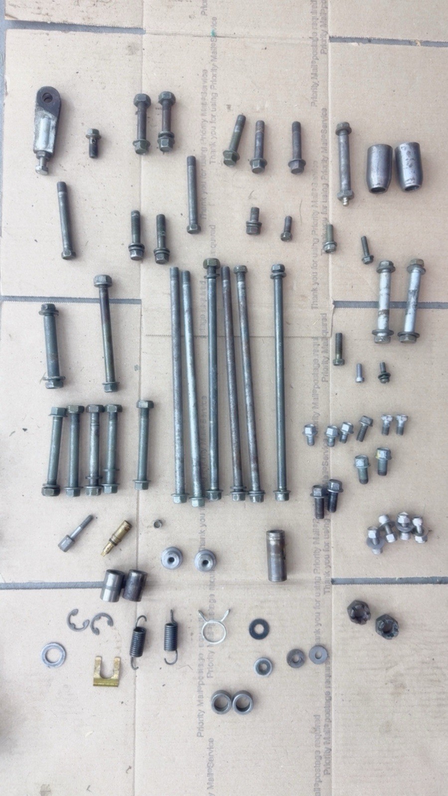 Yamaha Banshee YFZ350 OEM Bolts Hardware Lot Suspension Frame Spacers