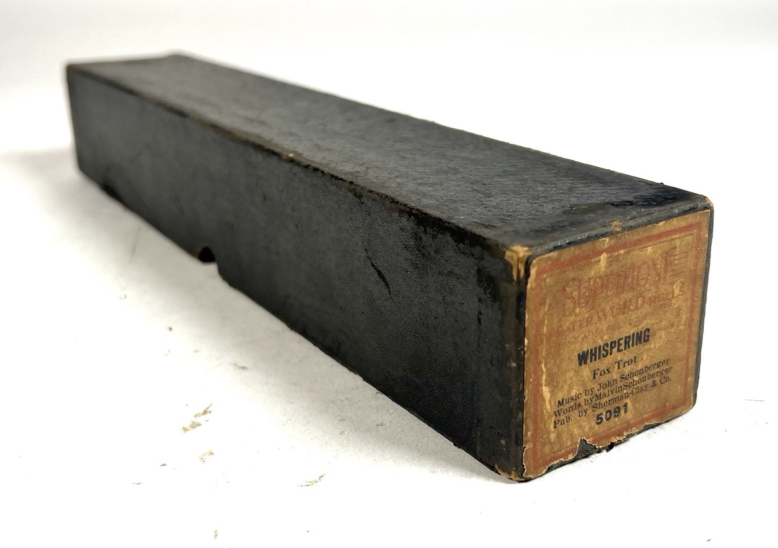 Vtg SuperTone Player Piano Word Roll Reel 5091 Whispering Fox Trot