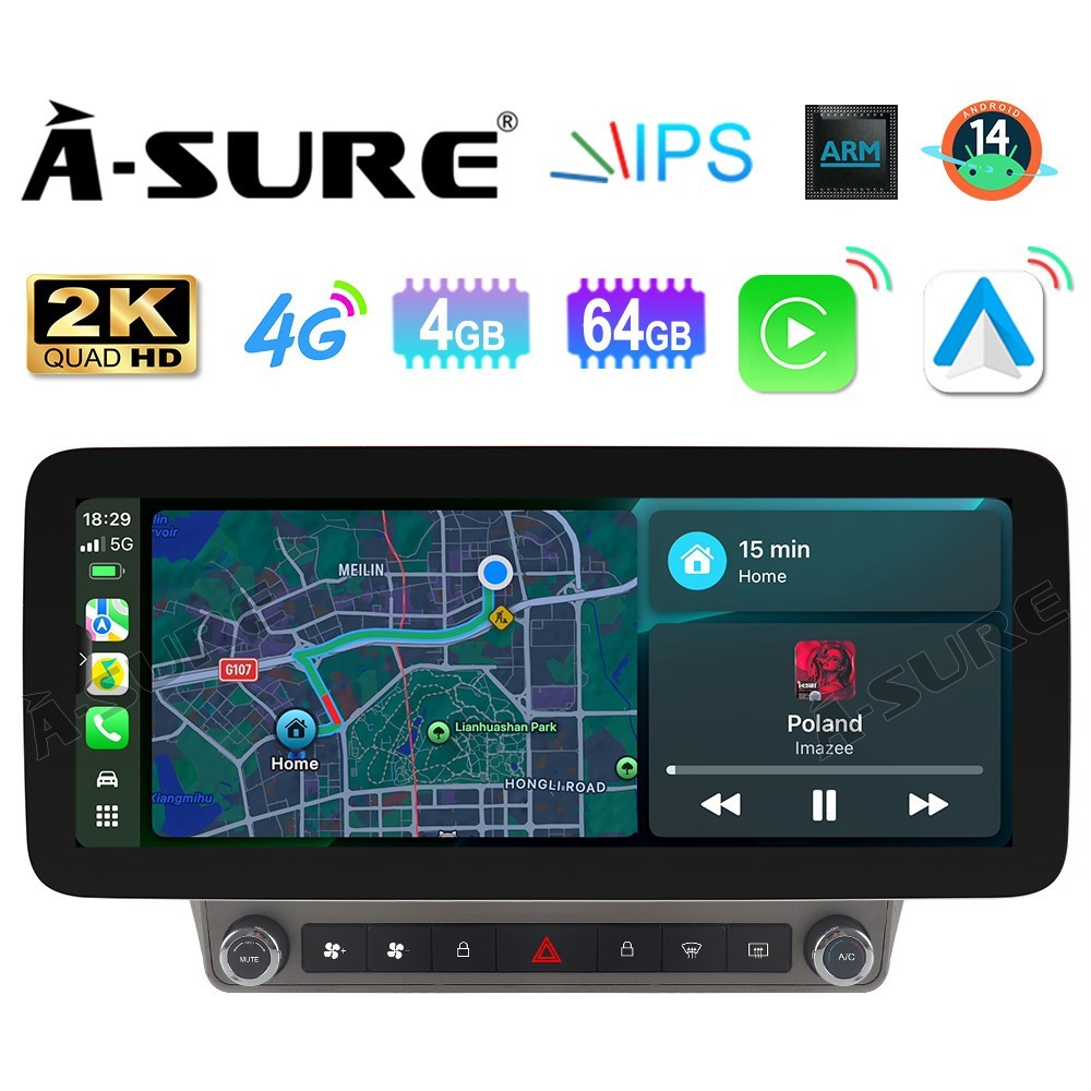12.3'' 4+64GB Carplay Android 15 Car Radio Stereo For Chevrolet Camaro 2010-2015 12.3'' 4+64GB Carplay Android 15 Car Radio Stereo For Chevrolet Camaro 2010-2015