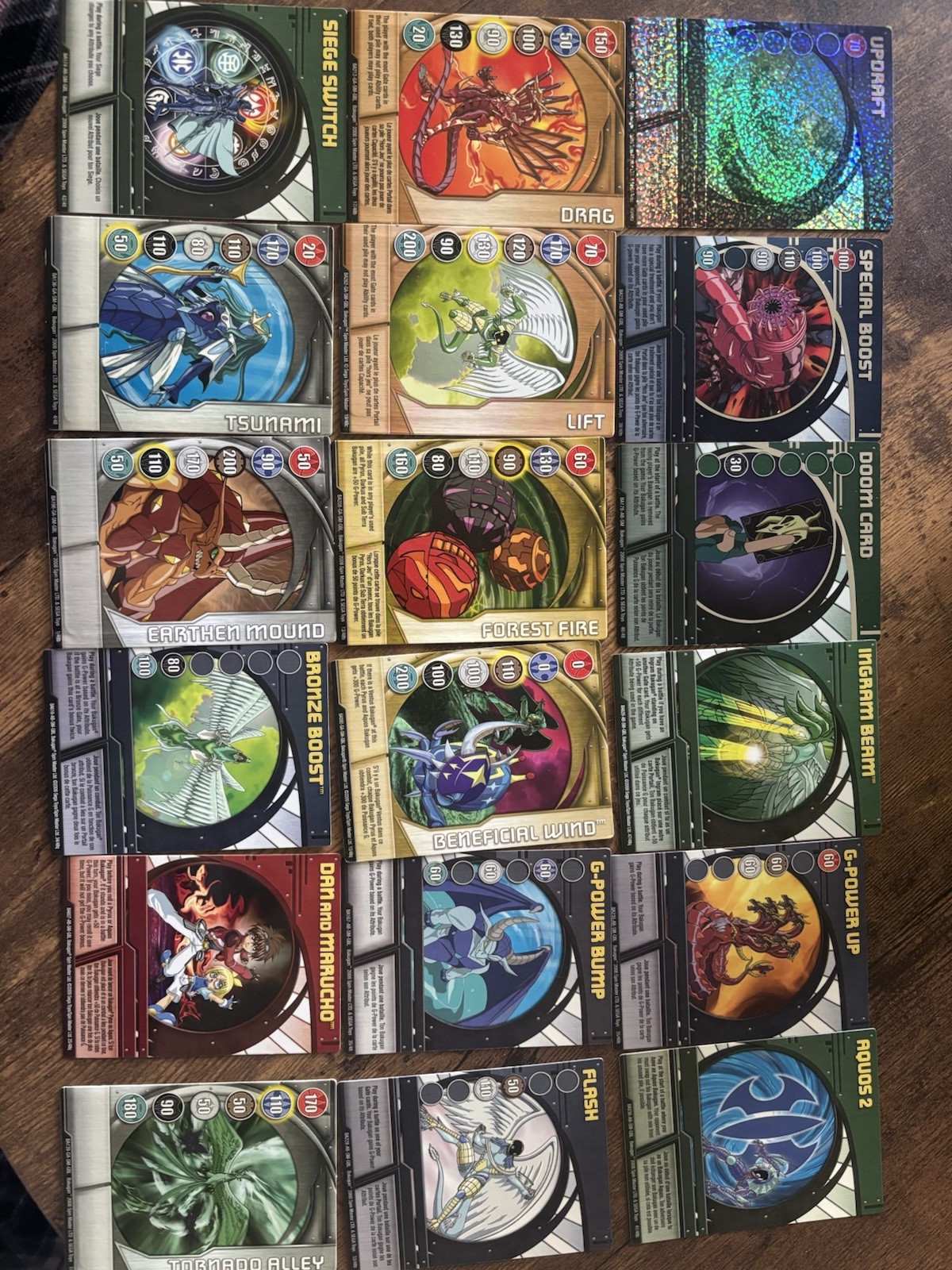 Bakugan Cards