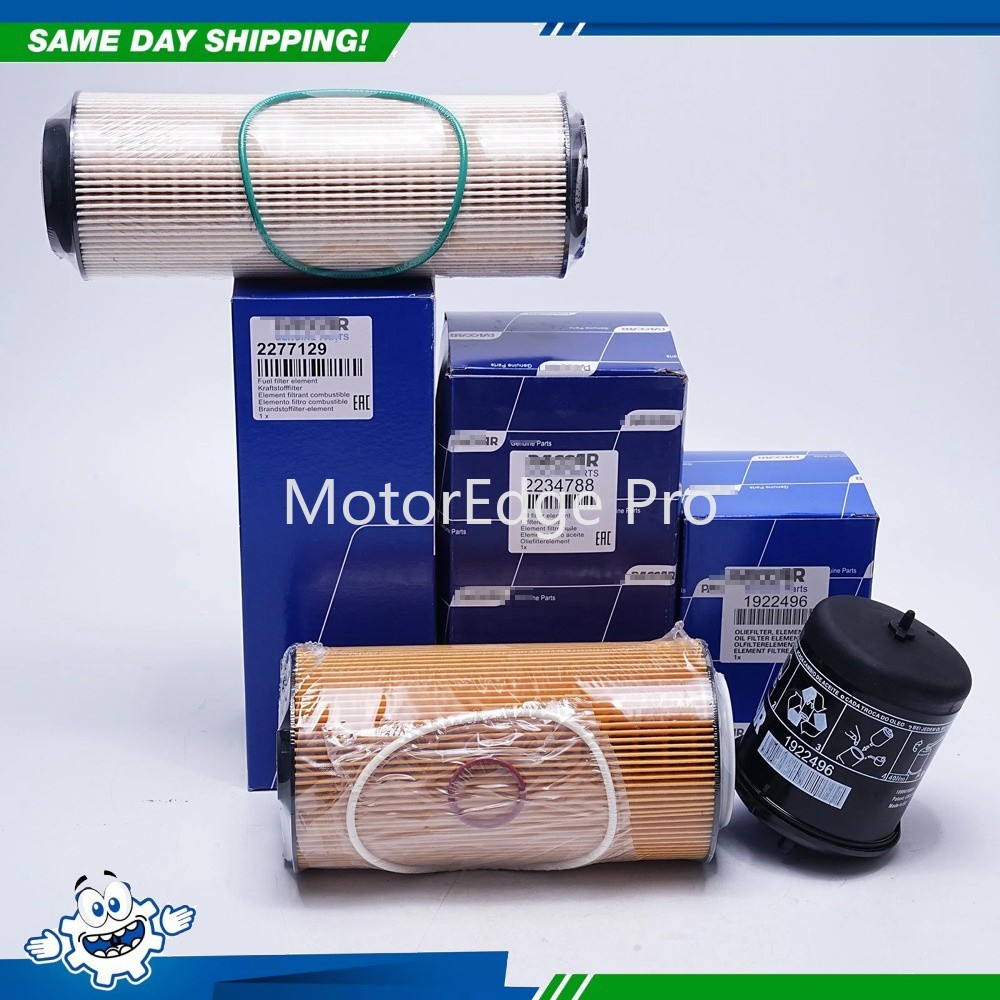 OEM Paccar Oil & Fuel Filter Kit Fits For MX-13 Engine 2277129 1922496 2234788
