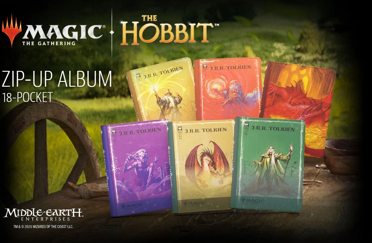 MTG The Hobbit Zip-Up Album 18 Pocket - Gamegenic - Choose Design