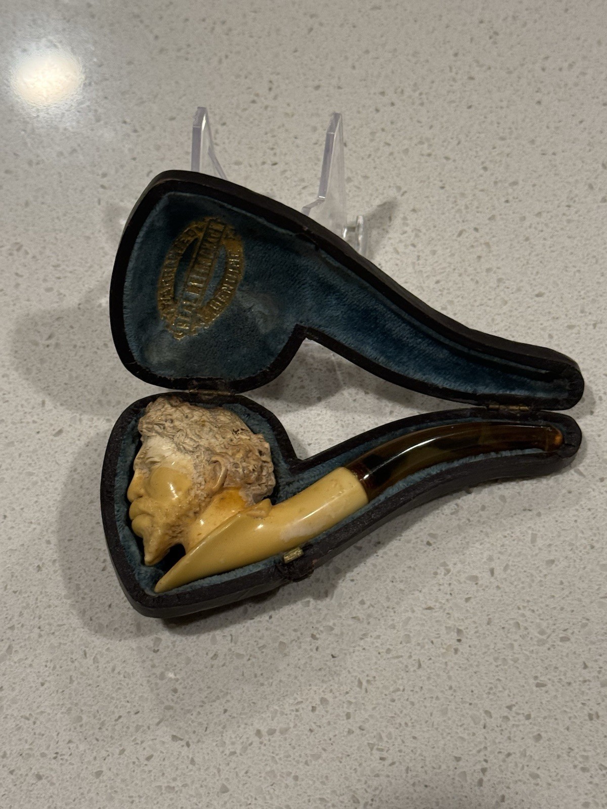 Vintage Meerschaum Pipe With case Vintage Meerschaum Pipe With case