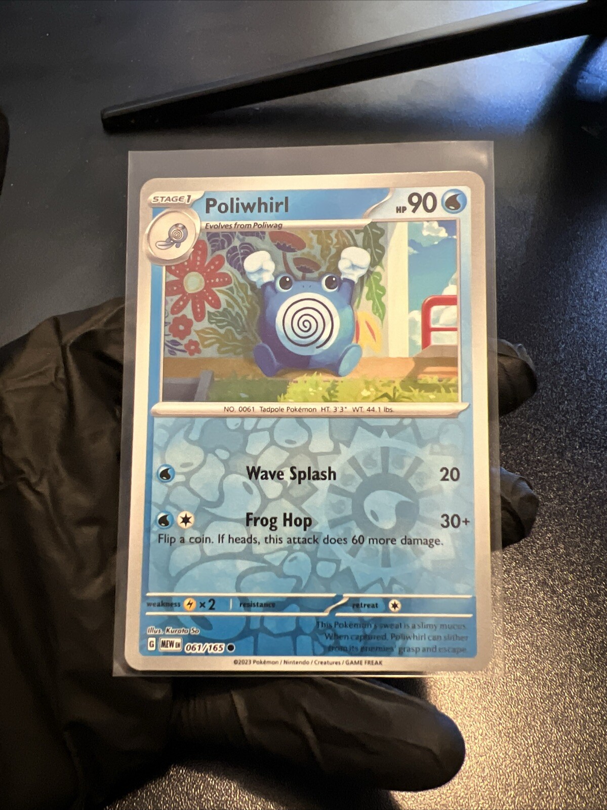 Poliwhirl 151 061/165 Reverse Holo
