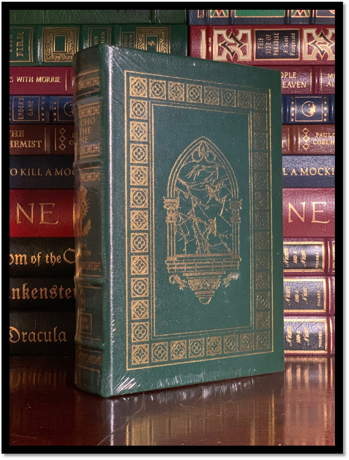 Outlander An Echo In The Bone DIANA GABALDON SIGNED Sealed Easton Press Leather