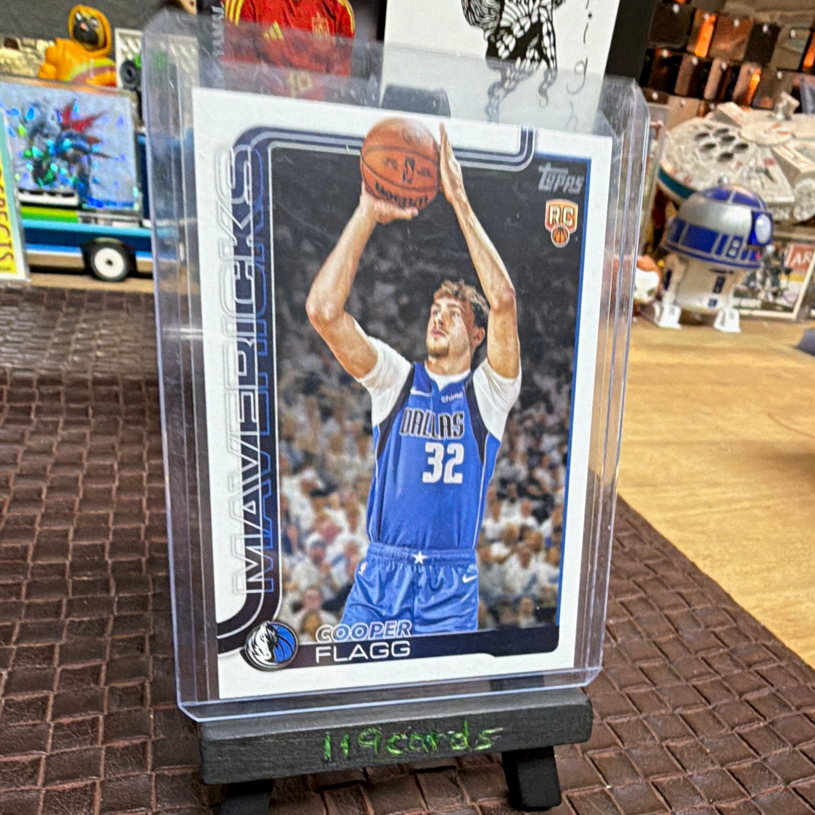 topps 2025-26 cooper flagg RC base set #201 dallas mavericks NBA