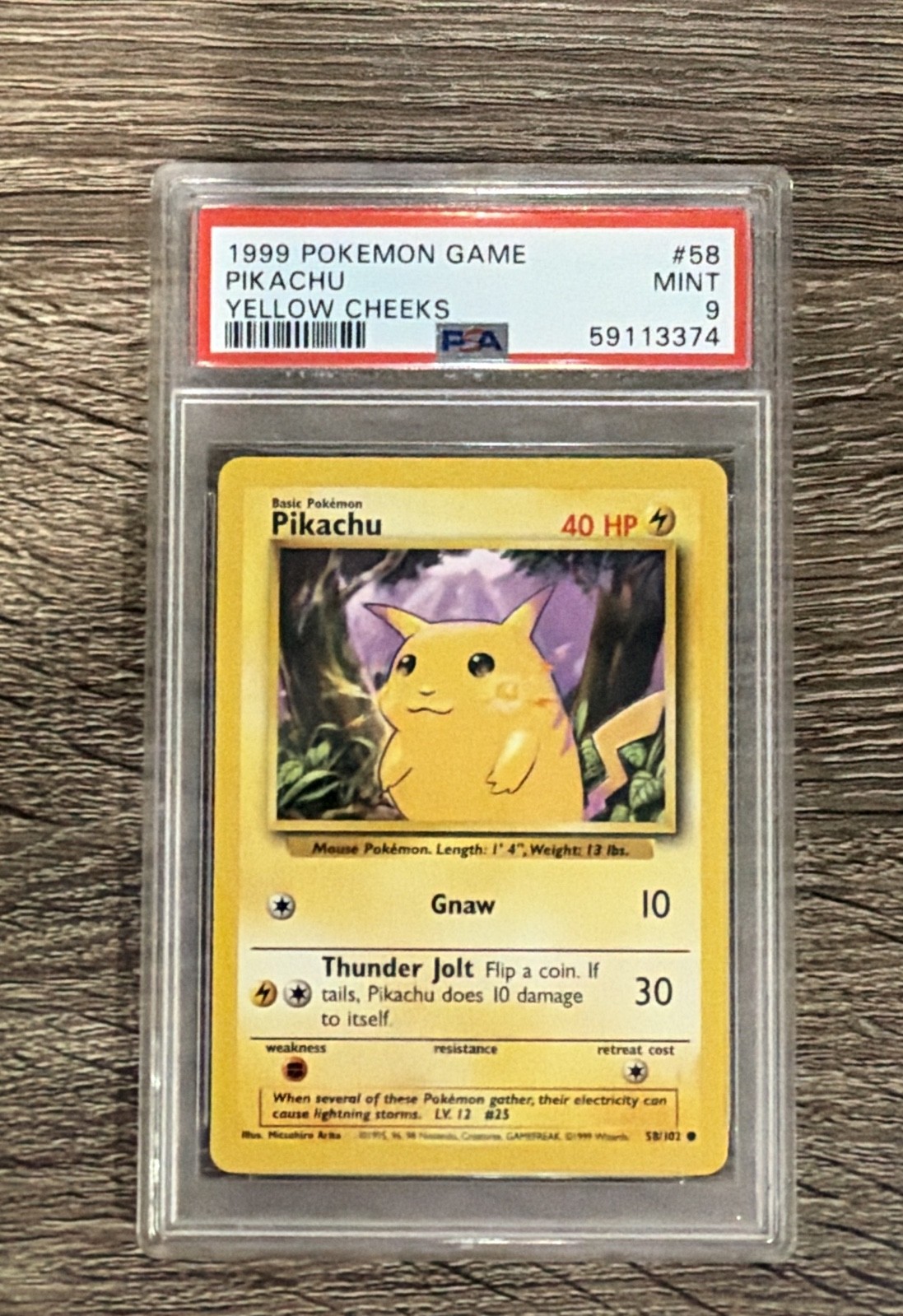 Pikachu 058/102 Base Set Regular Pikachu 058/102 Base Set Regular
