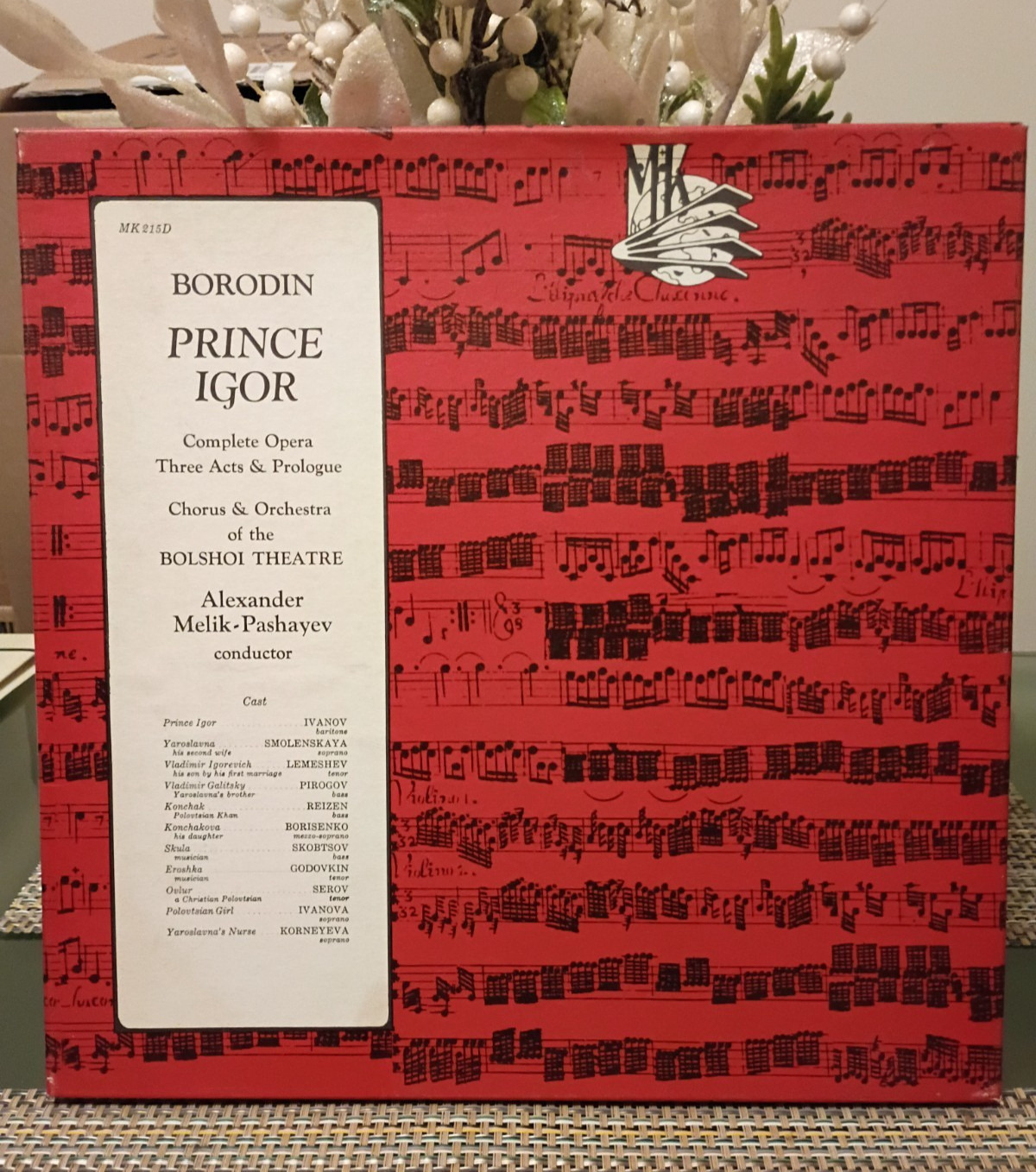BORODIN~PRINCE IGOR Complete Opera 4 LP BOX SET~USSR~ MK # 215D