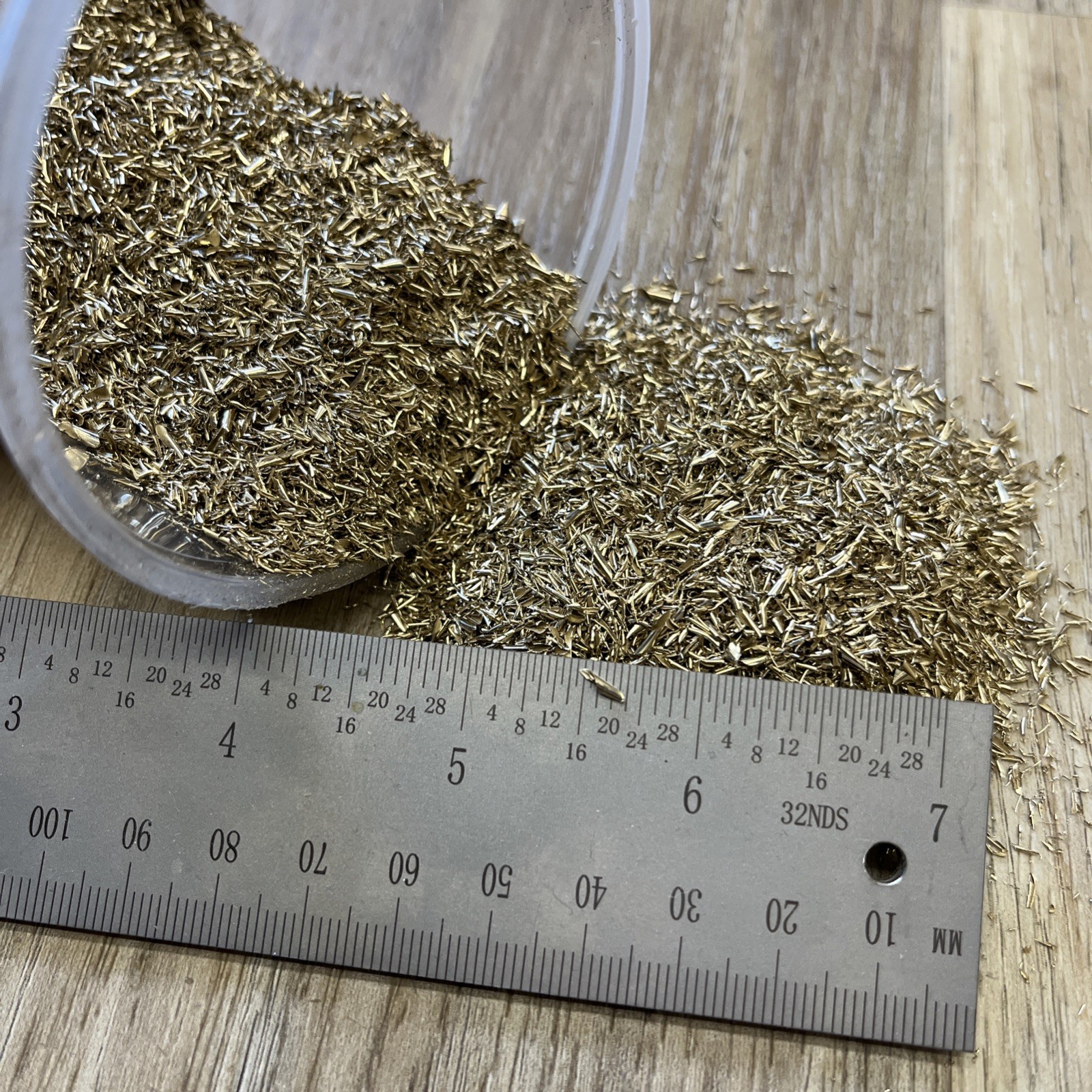 226 grams (1/2 pound) Brass shavings,  , orgonite metal, Resin work