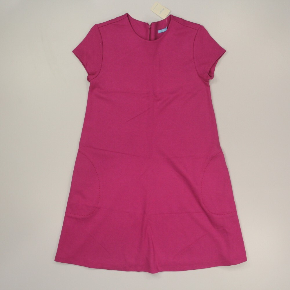 J McLaughlin Womens Swing Bainbridge Dress Size Small Raspberry Short Sleeve NWT