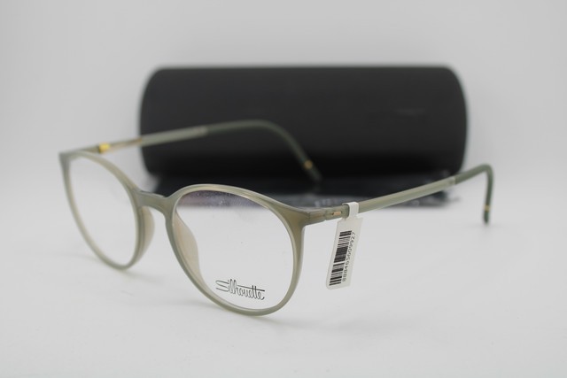 NEW SILHOUETTE SPX 2960 75 5530 JADE GREEN AUTHENTIC EYEGLASSES 48-17 NEW SILHOUETTE SPX 2960 75 5530 JADE GREEN AUTHENTIC EYEGLASSES 48-17