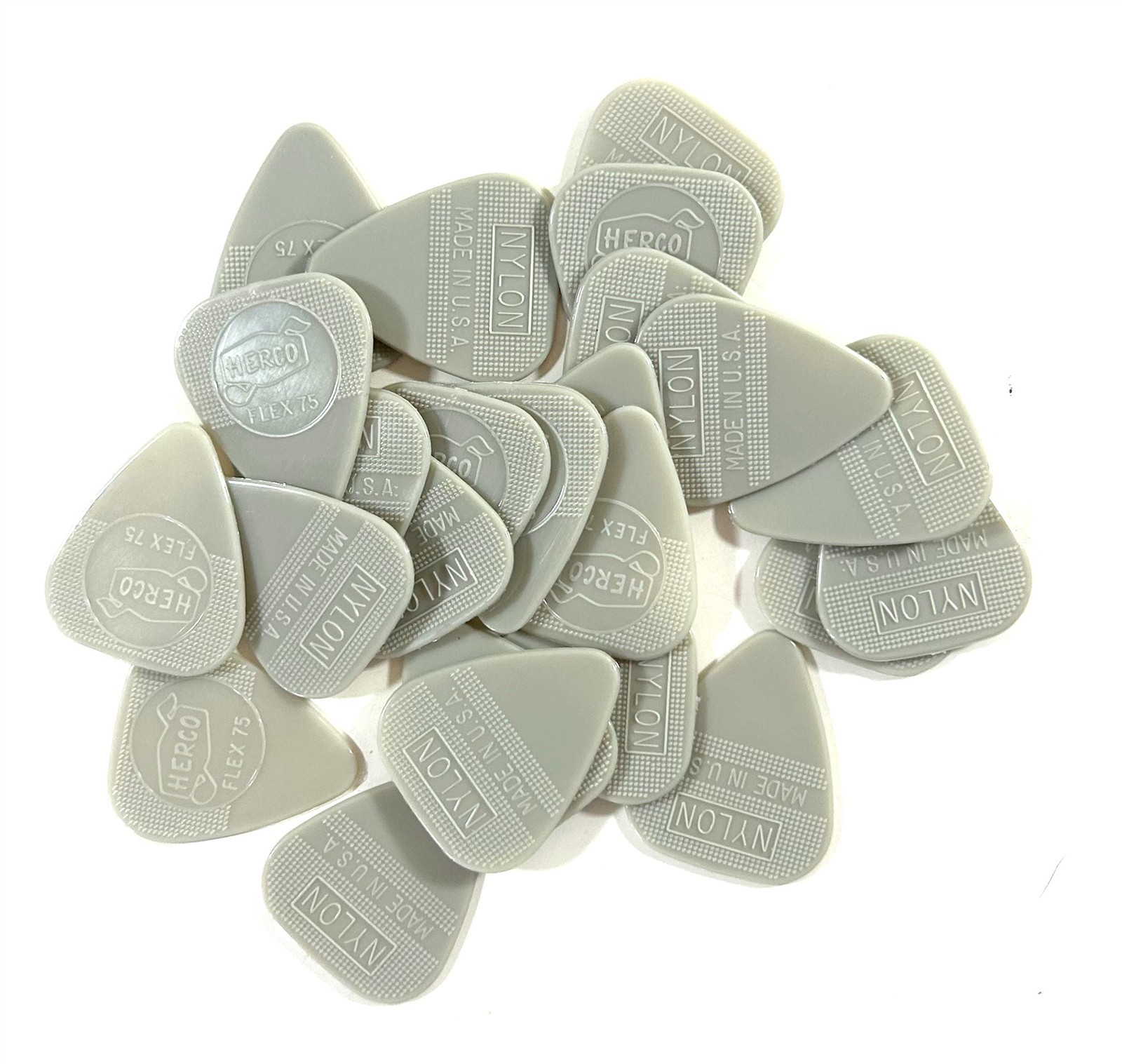 Herco Guitar Picks Holy Grail Flex 75 Reissue HE777R 24 Picks Unique Nylon Form