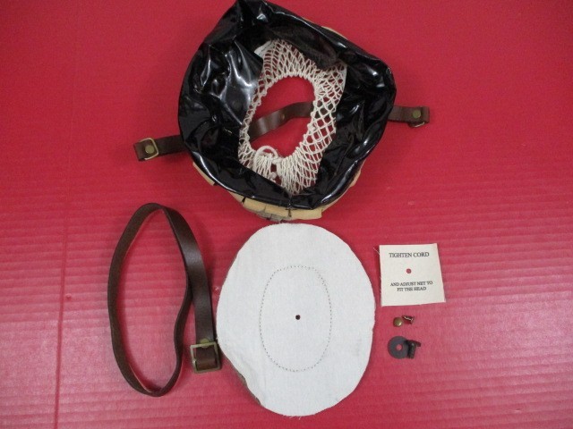 WWI Era US Army AEF M1917 Helmet Shell Liner & Chin Strap Rebuild Kit - Repro