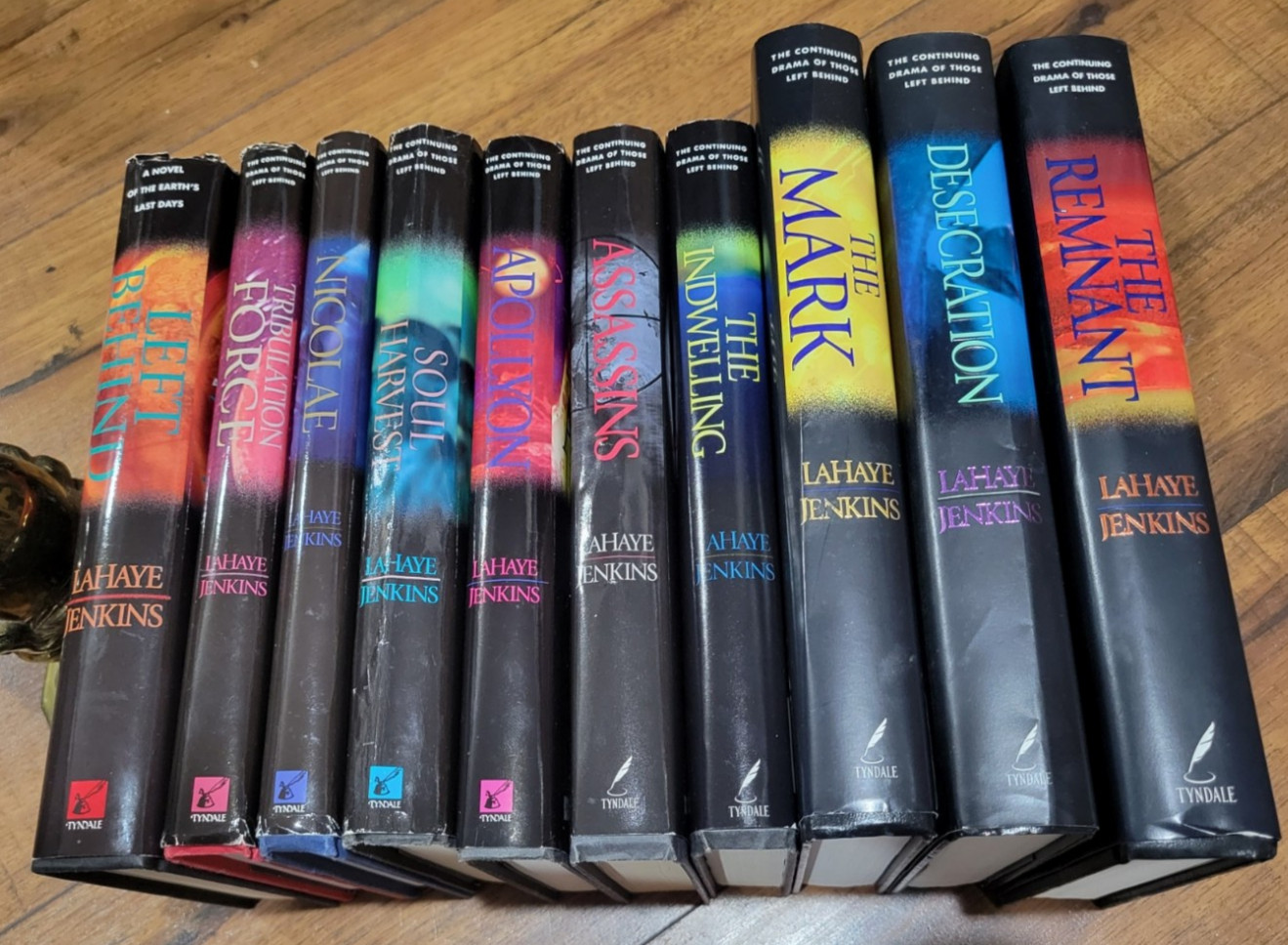 Lot of 10 (#1-10) LEFT BEHIND Books- Hardcover - Series by LaHaye / Jenkins Lot of 10 (#1-10) LEFT BEHIND Books- Hardcover - Series by LaHaye / Jenkins