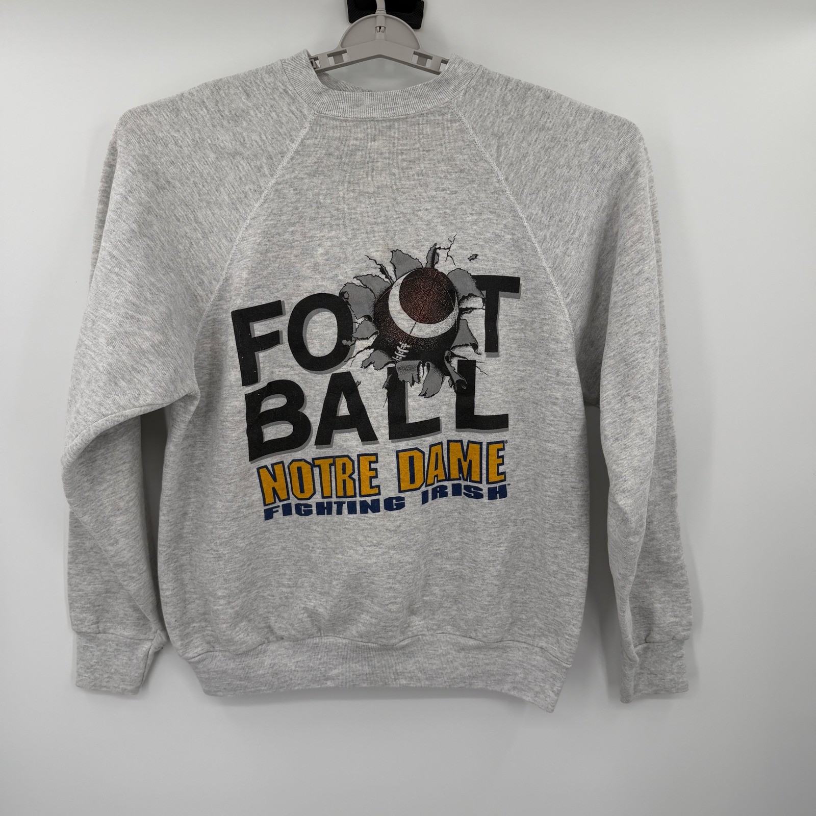 Vintage TNT Notre Dame Fighting Irish Football Sweatshirt Gray XL Made in USA Vintage TNT Notre Dame Fighting Irish Football Sweatshirt Gray XL Made in USA