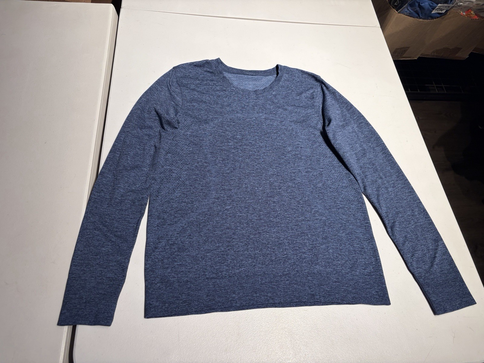 Lululemon Top Women\'s 6 Blue Swiftly Relaxed Tech LS Shirt Run Gym Yoga