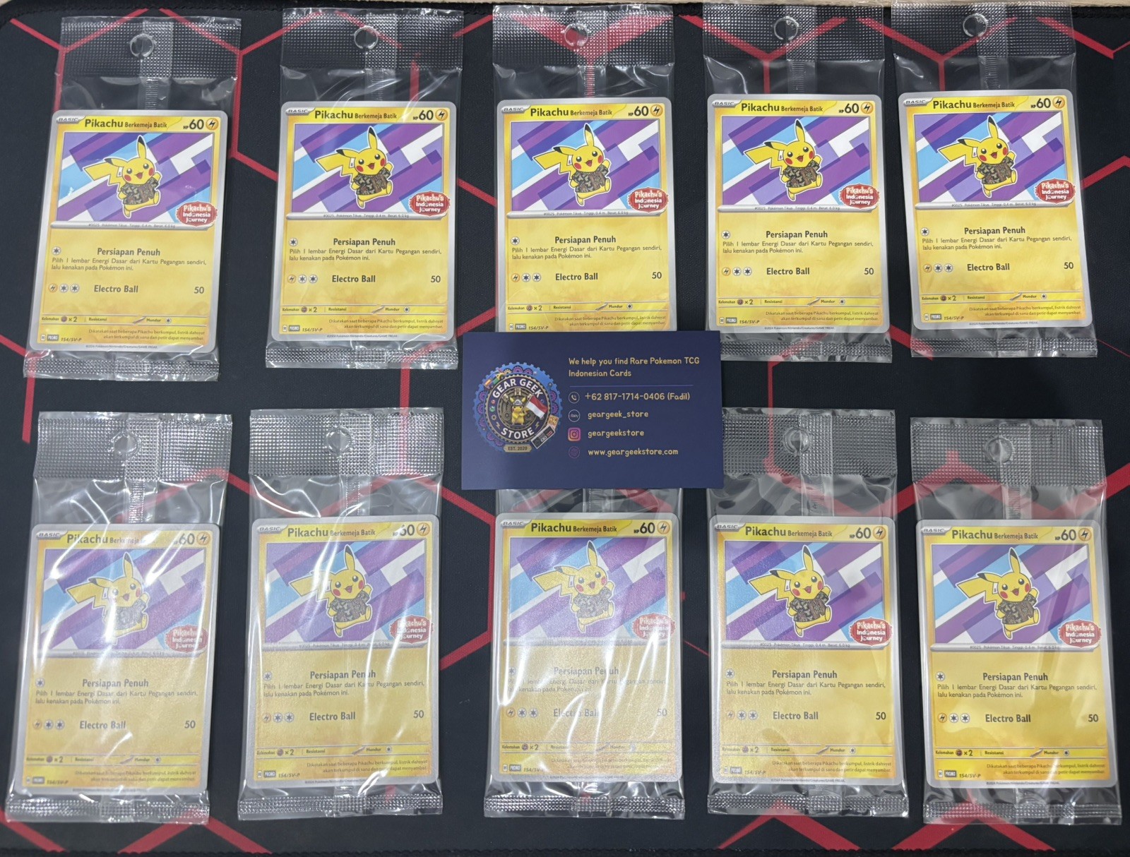 Lot 10 Pokemon Pikachu Berkemeja Batik Purple Indonesia Lot 10 Pokemon Pikachu Berkemeja Batik Purple Indonesia