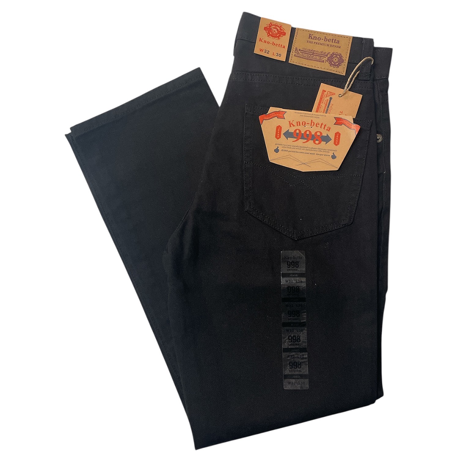 Kno Betta Men's Regular Fit Straight Leg Denim Jeans Size *30-54 waist