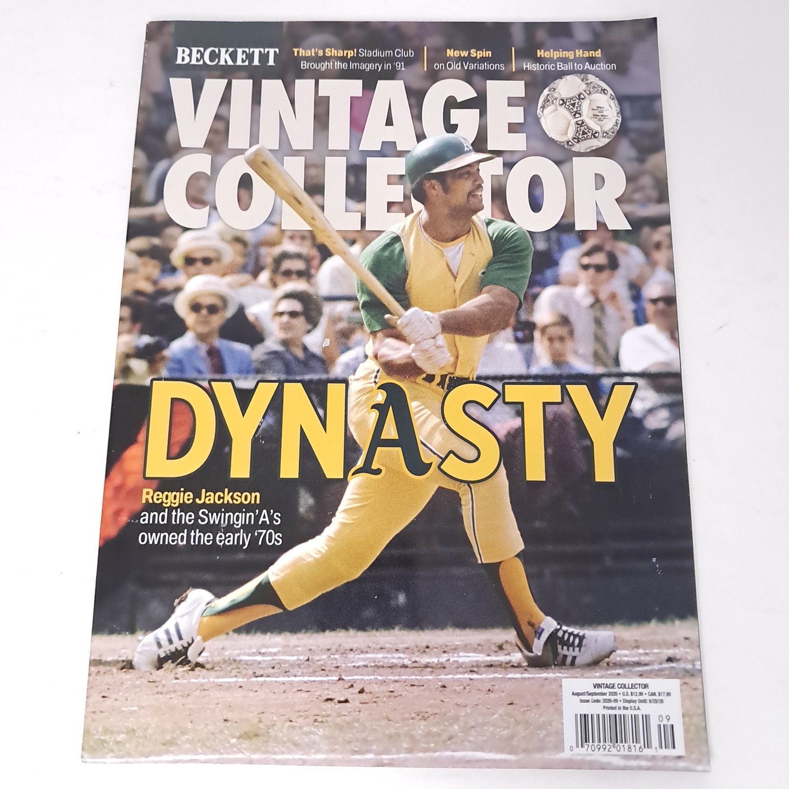 AUG/SEP 2026 Beckett VINTAGE COLLECTOR Magazine Oakland Dynasty REGGIE JACKSON