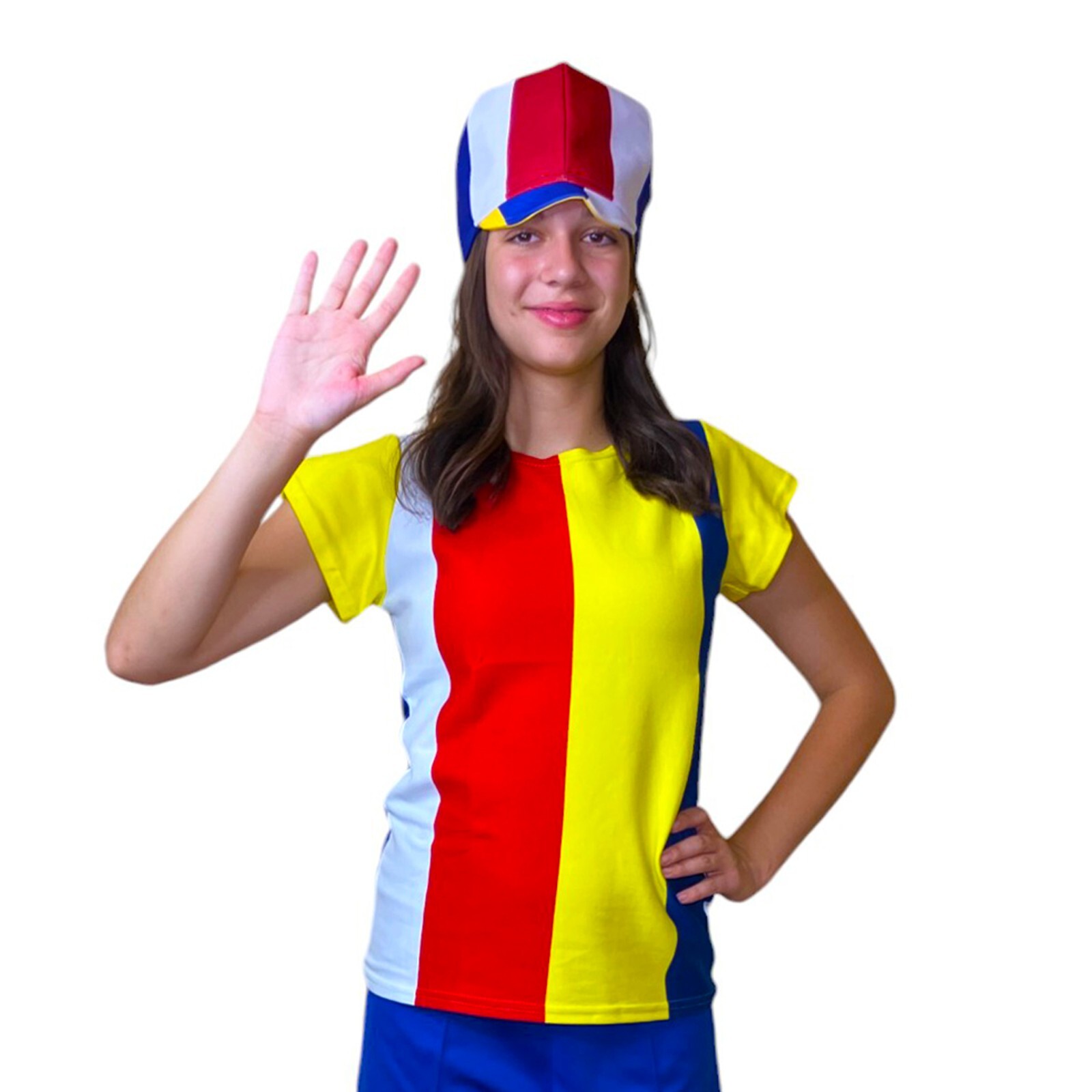 Adult Women's Hot Dog on a Stick Uniform Costume Adult Women's Hot Dog on a Stick Uniform Costume