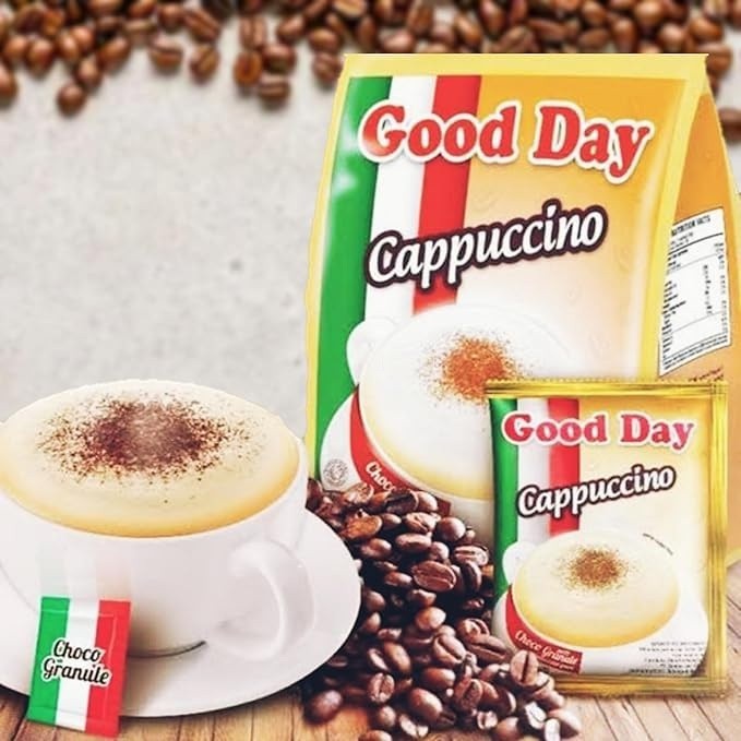 Good Day Cappuccino Instant Coffee bags 20 x 25g Sachet كابتشينو جود داي