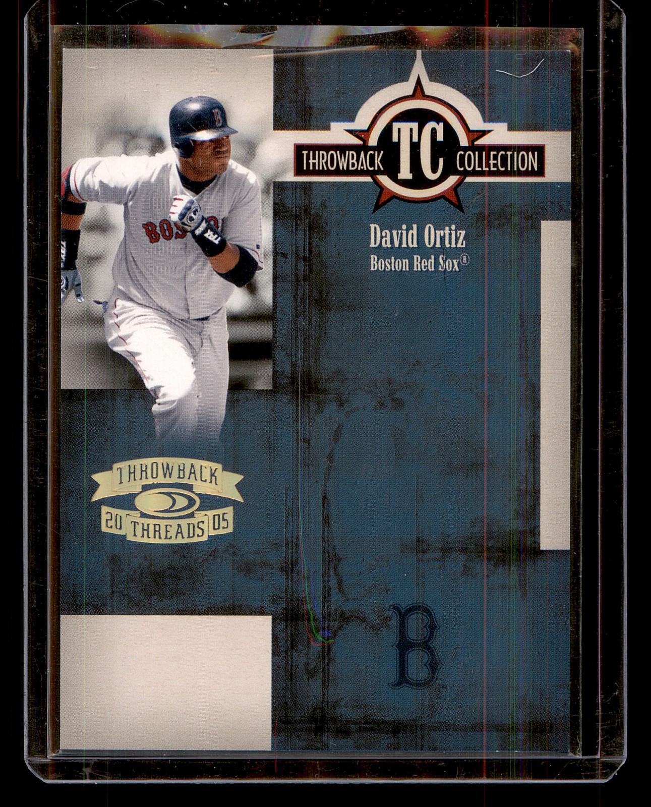 2005 Donruss Throwback Threads David Ortiz Throwback Collection Spectrum #/100