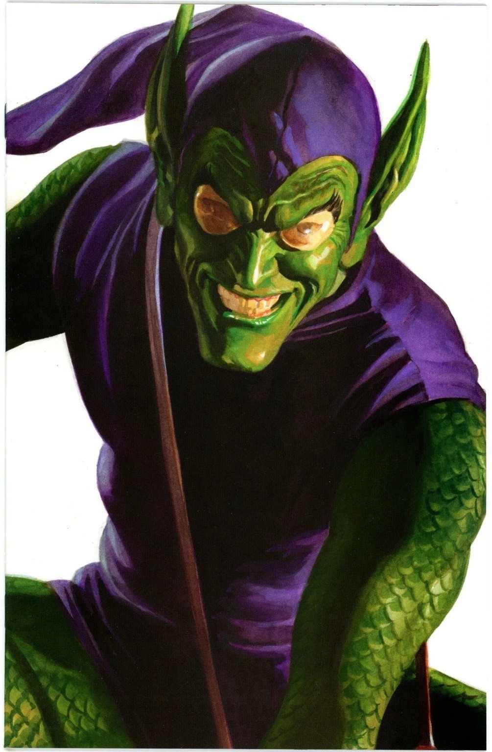 HALLOWS EVE 1 ALEX ROSS TIMELESS GREEN GOBLIN VIRGIN VARIANT NM