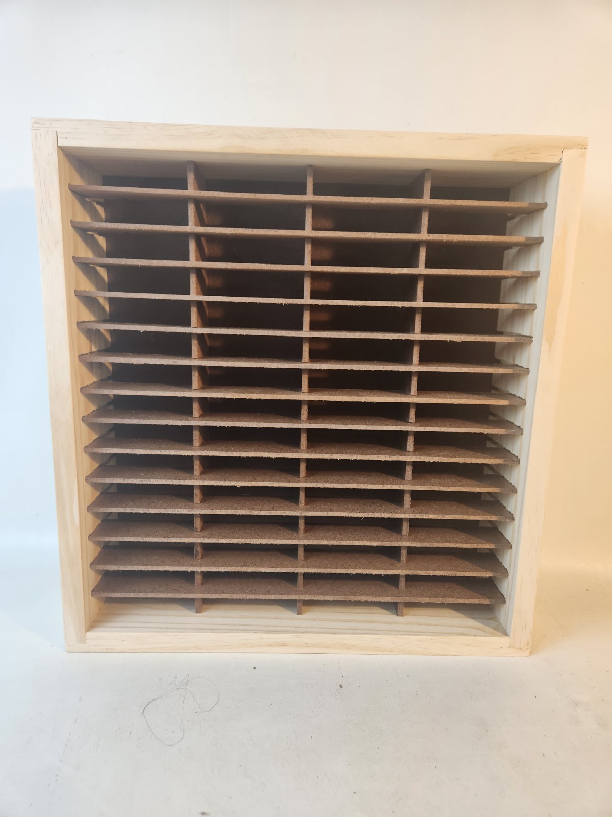 60 Atari 2600 Game Cartridge Storage Rack ~ New Napa Valley Style Wood Holder