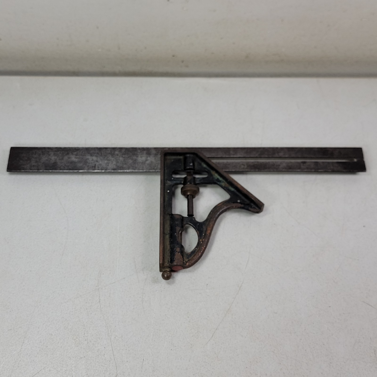 Vtg Stanley No 21 Combination Square Rule Ruler 12 Vtg Stanley No 21 Combination Square Rule Ruler 12