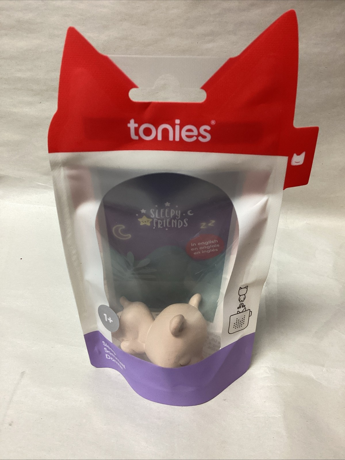 Tonies Sleepy Friends Bear Audio Play Figurine 4 Songs, 9 Stories, 38 Min