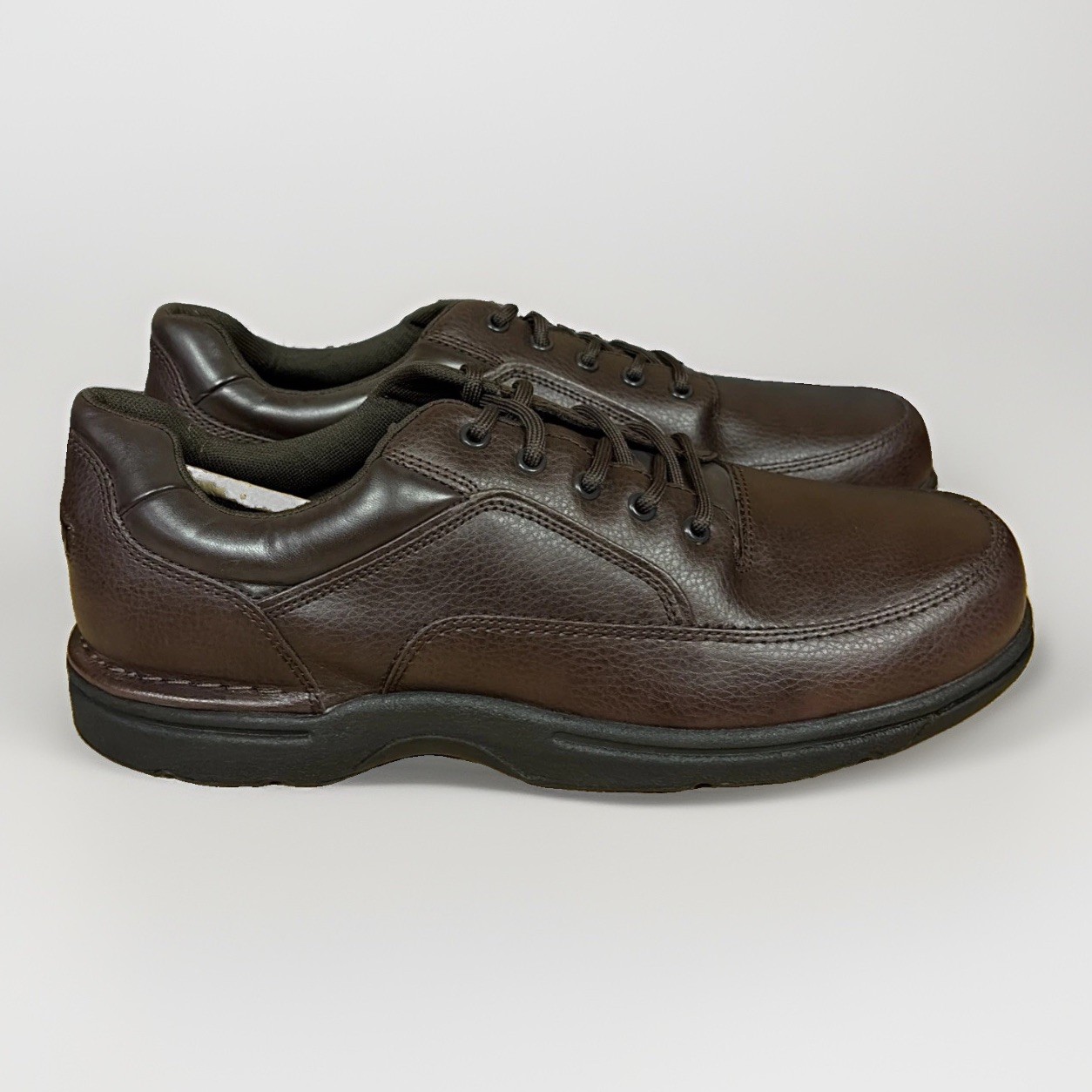 Rockport Ridgefield Eureka Lace-Up Brown Leather Walking Oxford Shoes Mens 13