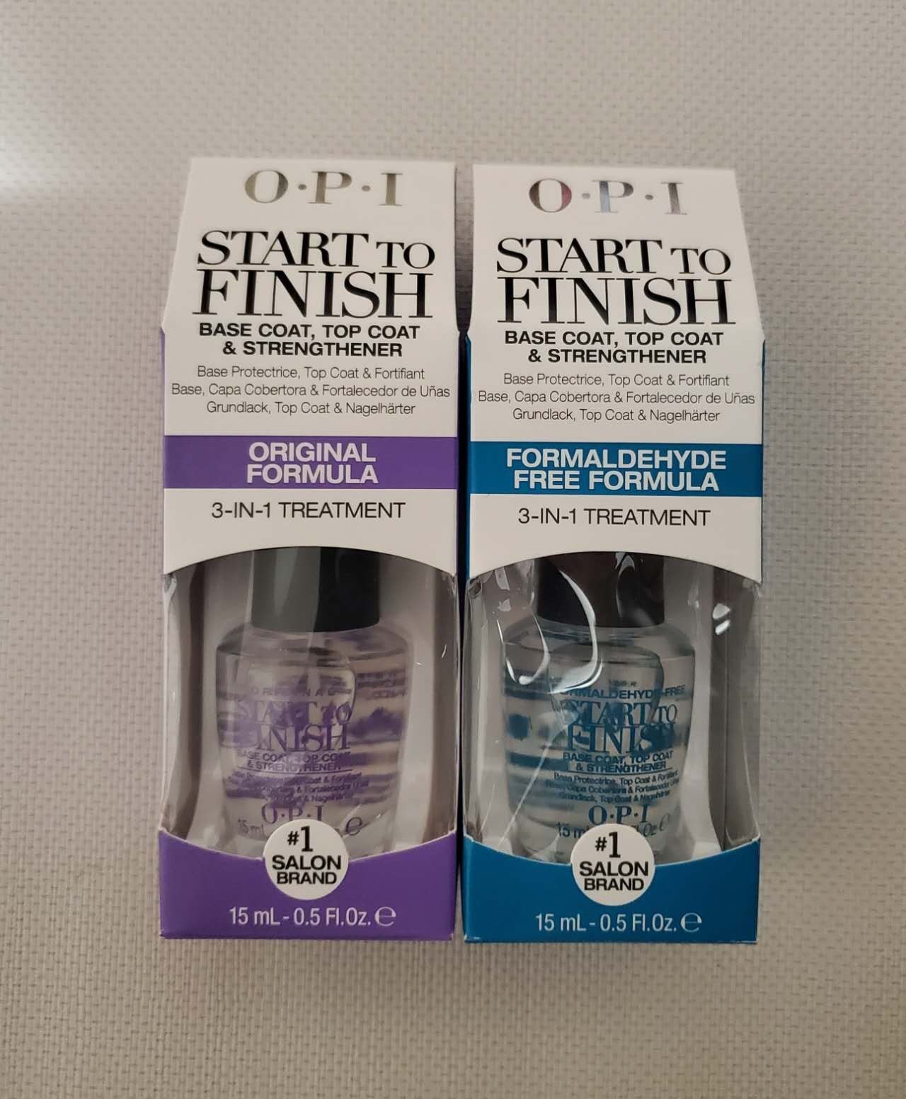 OPI Start To Finish - Original Formula & Formaldehyde Free Formula .5oz/ 15ml 