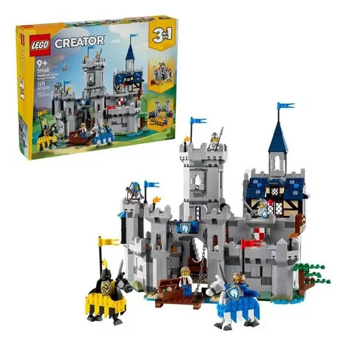 BIG SALE -- LEGO® Creator 3 in 1 Medieval Horse Knight Castle 31168 Building Set