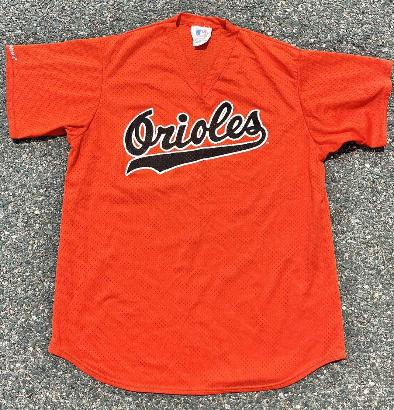 Vintage Baltimore Orioles 80s Majestic Retro Pull Over Baseball Jersey Size L Vintage Baltimore Orioles 80s Majestic Retro Pull Over Baseball Jersey Size L