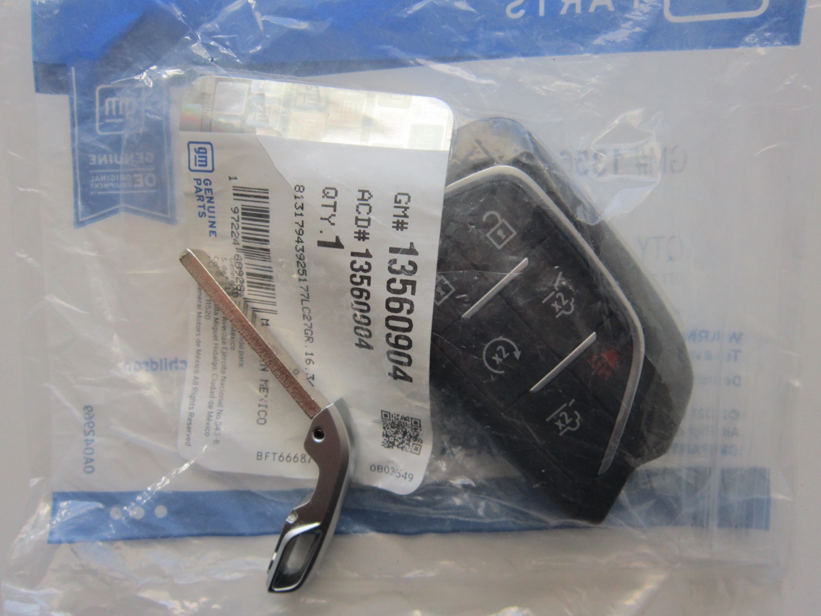 NEW OEM 2021-2025 CADILLAC ESCALADE KEYLESS REMOTE SMART KEY FOB 13560904 / 6 BT NEW OEM 2021-2025 CADILLAC ESCALADE KEYLESS REMOTE SMART KEY FOB 13560904 / 6 BT