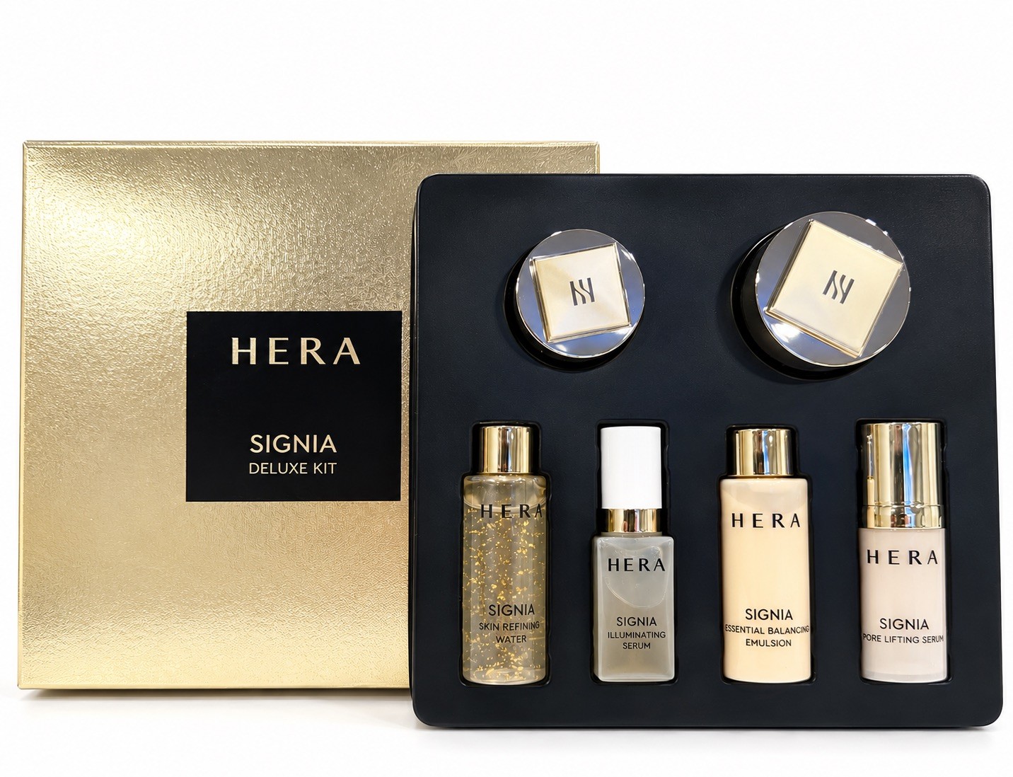 HERA Signia Deluxe Kit 6pcs Anti Aging Set Water Emulsion Serum Cream