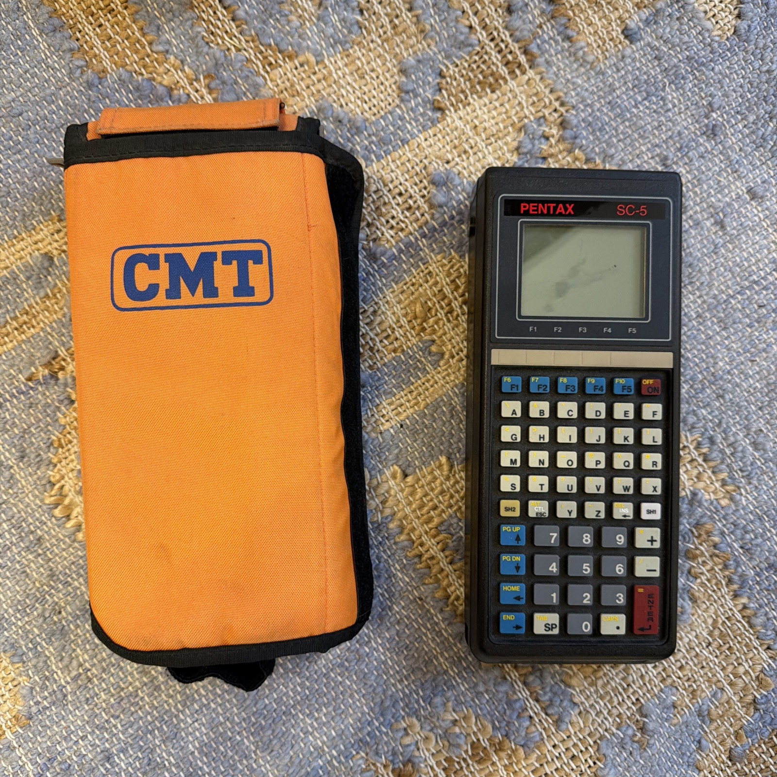 UNTESTED VINTAGE PENTAX SC-5 SURVEYING FIELD COMPUTER  DATA SYSTEM MC-V-QA PROP
