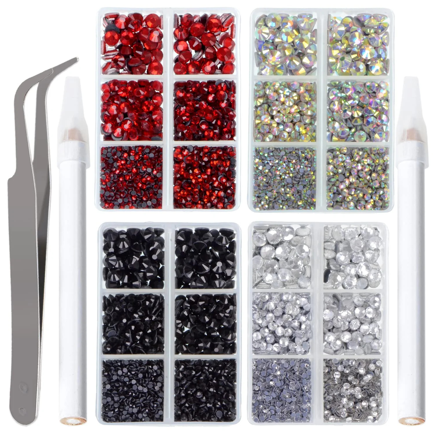 LPBeads 10000pcs Hotfix Rhinestones Flatback Glass Crystal Clear Red AB Crystal LPBeads 10000pcs Hotfix Rhinestones Flatback Glass Crystal Clear Red AB Crystal