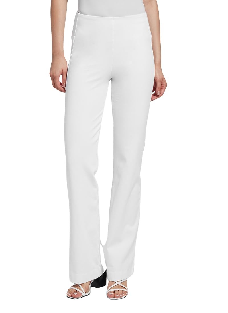 Lysse womens Denim Trouser Pants, White, Small US