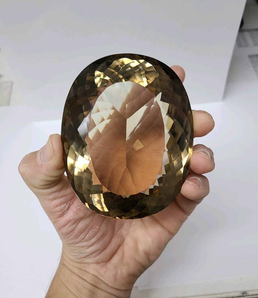 HUGE 2,153 ct AAA Natural Smoky Quartz Faceted Collection Piece