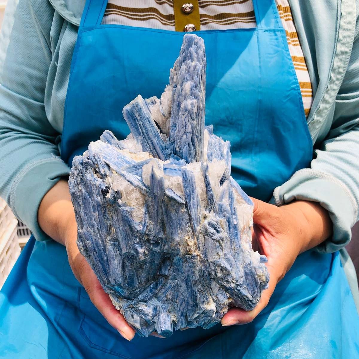 7.04LB Natural Sodalite Blue Stone Rocks Chunks Crystal Mineral Specimens