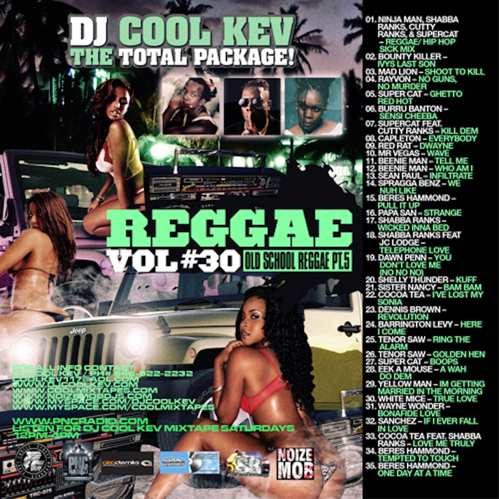 DJ COOL KEV -REGGAE VOL #30 OLD SCHOOL REGGAE 5 -MIXTAPE MIX CD REGGAE DANCEHALL